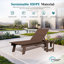 Table d'appoint de terrasse extérieure en PEHD à 2 niveaux l 18 po Breeze-1161335622