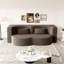 Plancher convertible, brun, double, 2 coussins, sans assemblage, convient pour un dortoir universitaire et dans un petit lit brun avec rembourrage en mousse, sièges, bon dortoir de salon