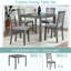 Ensemble de table de salle à manger 5 pièces Elegant Elegant