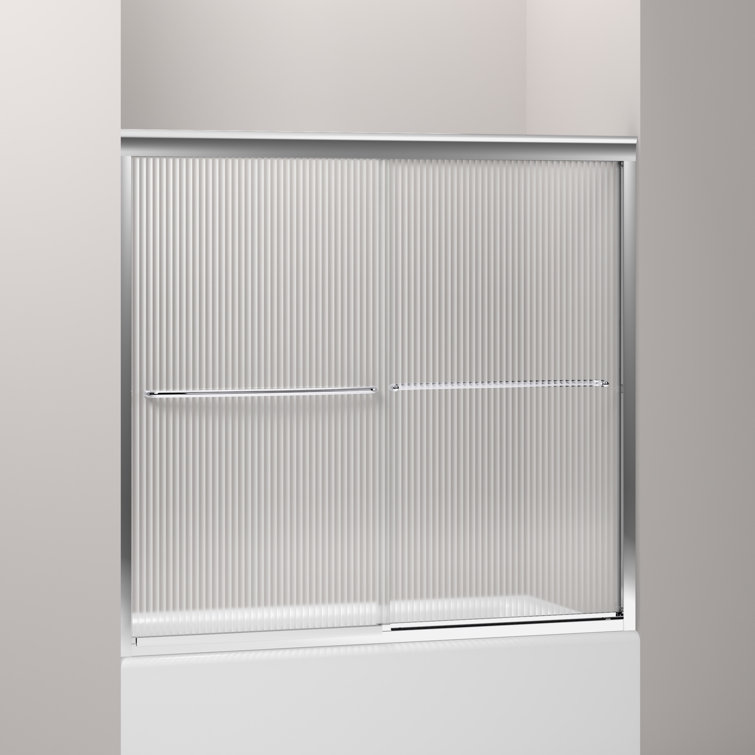 Fluence 57" x 55.75" Bypass Bath Door with CleanCoat® Technology