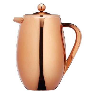 Le'Xpress Stainless Steel Double Walled Insulated 1 Litre Cafetiére