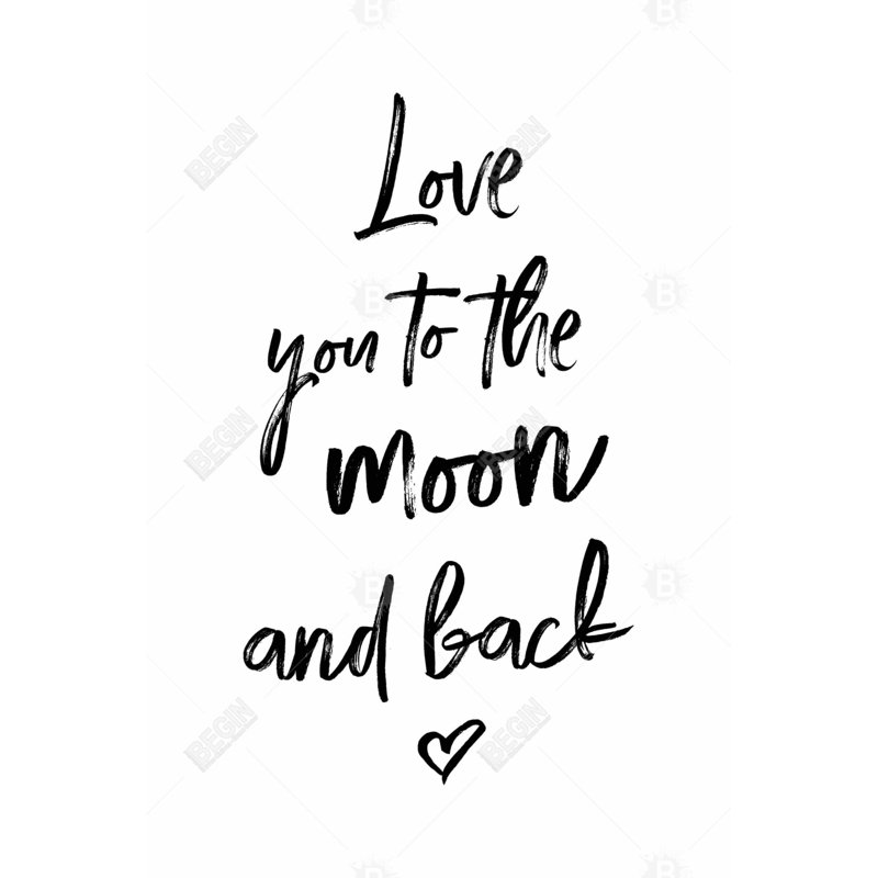 Love you to the moon and back Bath Mat with Non-Slip Backing - Quick Dry Memory Foam Bathroom Rug - Absorbent - Modern Plush Spa-Style - Machine Washable