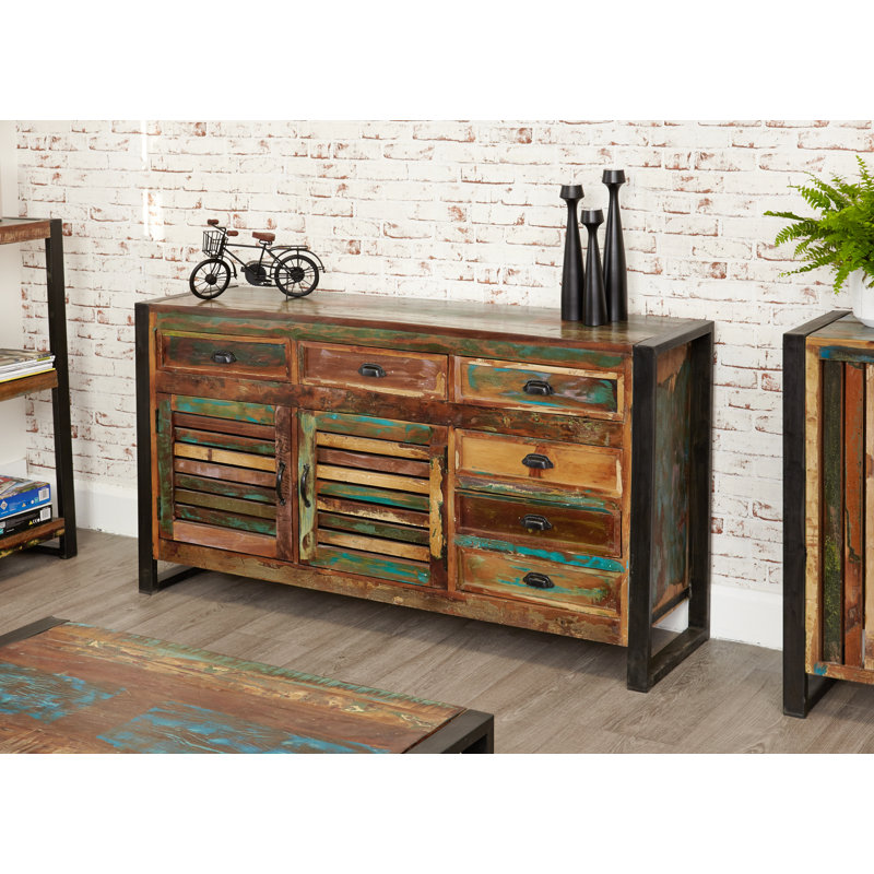 Aurelie 150cm Solid Wood Sideboard