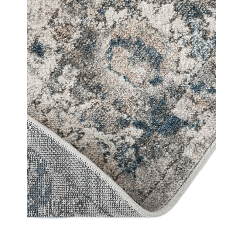 Cambrie Oriental Gray Area Rug, Oval 3'1" x 5'3"