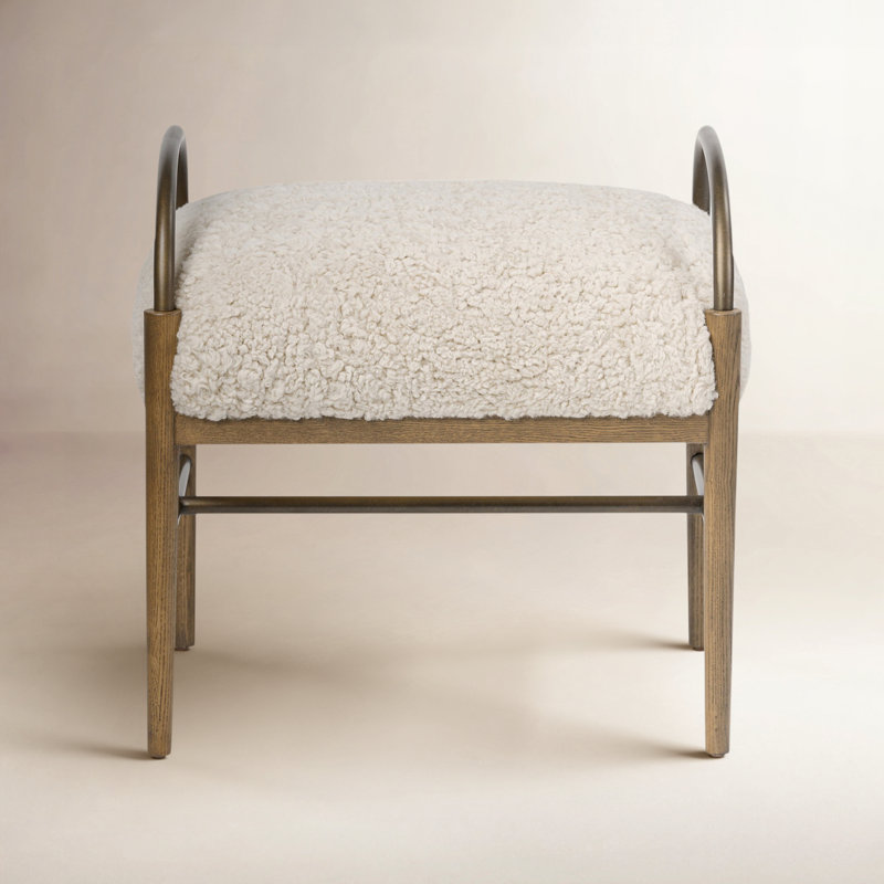 Demi Accent Stool, Beige