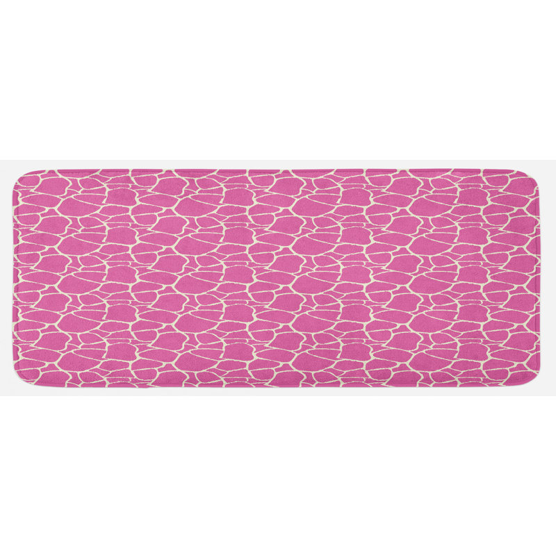 Tapis de cuisine girafe