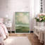 Art abstrait de formes vertes et brunes, images de salon, impression sur toile giclée sur toile encadrée-128131768-128131770