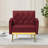 Zianny Velvet Accent Chair with Ottoman-734751138