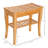 Versatile Bamboo Shower Bench With Underneath Storage And Durable Construction