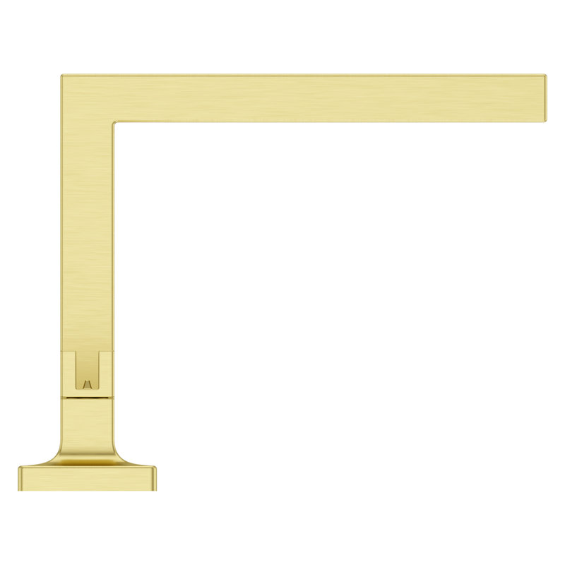 Verve 2-Handle 8 in - 15 in. Widespread Bathroom Faucet without Handles with Square Spout in , Brushed Gold