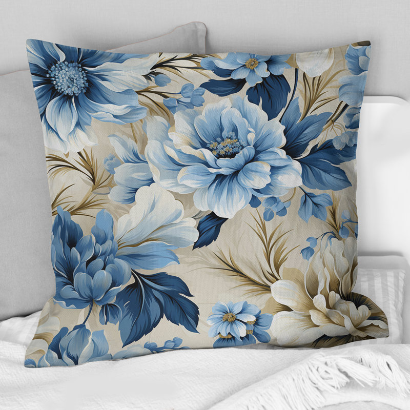 Coussin Coastal Tranquility Victorian, H 18 po x l 18 po