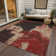 Machine Washable Indoor/Outdoor Christain ACN1333 Brick Rug