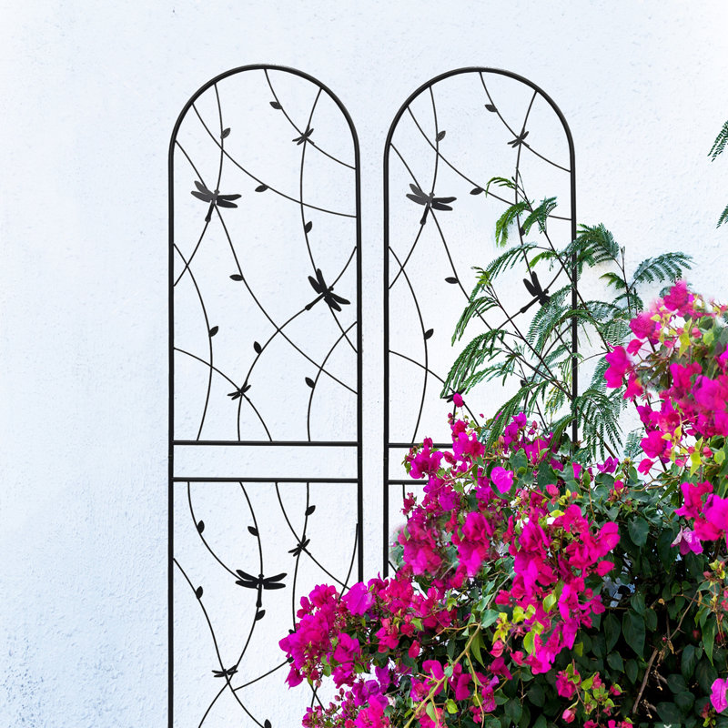 Treillis en métal pour jardin, H 86,7 po x l 39,4 po x P 1 po