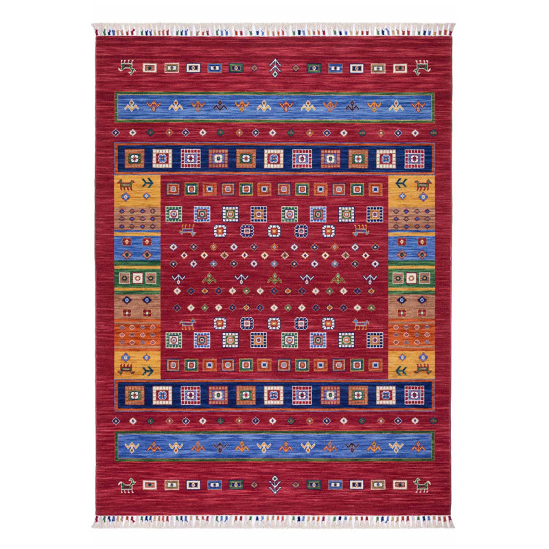 Tapis Leila Gordes, Rectangle 4 pi 2 po x 6 pi 5 po