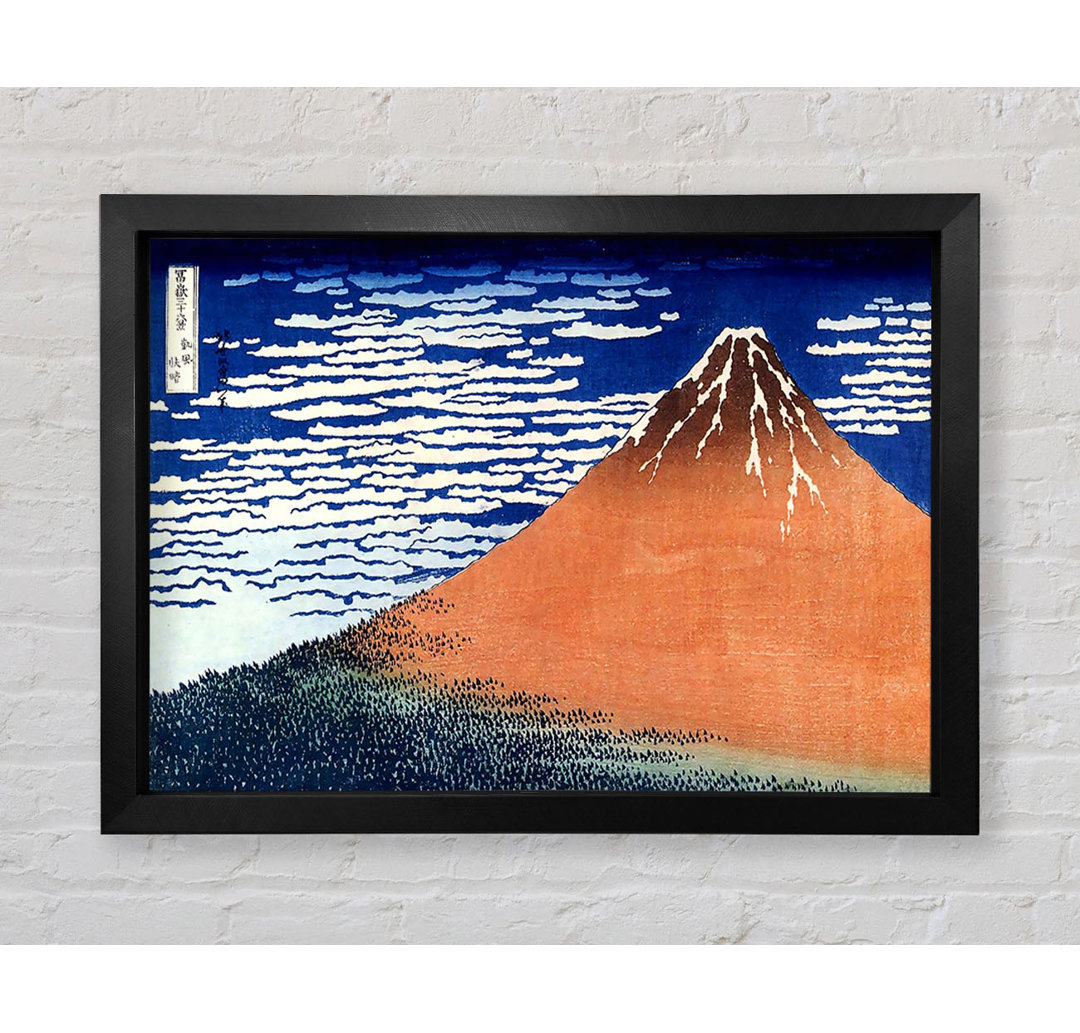 Berg Fuji von Katsushika Hokusai - Einzelner Bilderrahmen Kunstdrucke