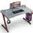 Heidrick Plastic / Acrylic Steel Computer Desk-1667306383-1667306382