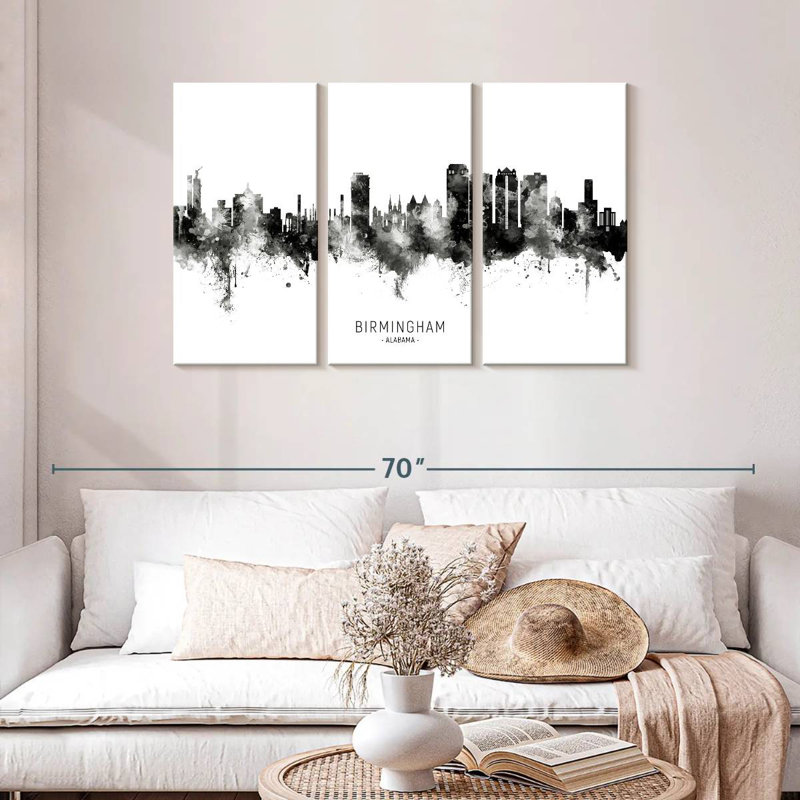 Tergel Birmingham Alabama Skyline I, 24" H x 38" W