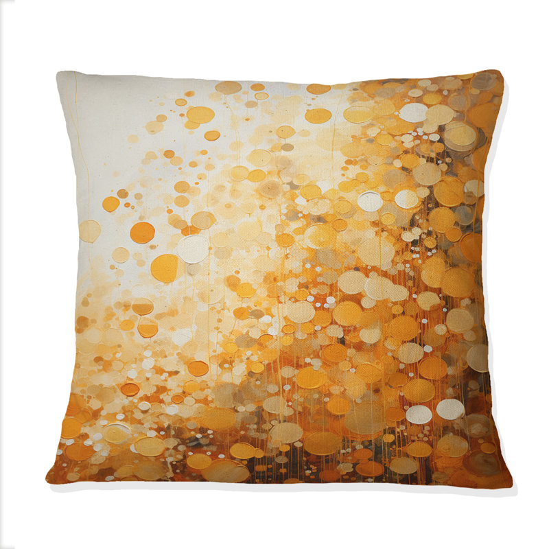 Coussin Golden Harvest II - Abstract Landscape