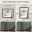 Modern & Contemporary Beveled Metal Framed Rectangular/Square Bathroom Vanity Mirrors with HD Tempered Glass-67756022-71934697-67756019