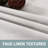 Linen 100% blackout curtains Thermal for Winter Insulated Linen Textured Grommets Heather Pattern Curtains 2 Panel Sets-904751984-904751985