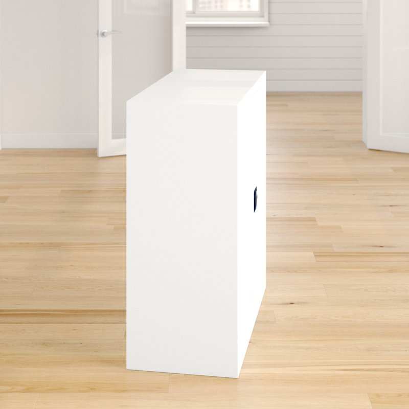 2 -Door 2 -Shelf, White