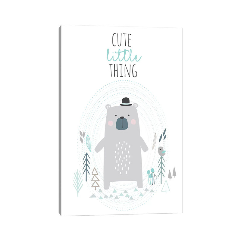 Baby Woodland Friends I by Angela Nikeas - Wrapped Canvas Print, 66.04 cm H x 45.72 cm W