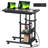 Height Adjustable C Table with USB Port and Wheels-1479081990