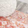 Lesak Ornate Medallion Machine-Washable Orange/Cream Rug