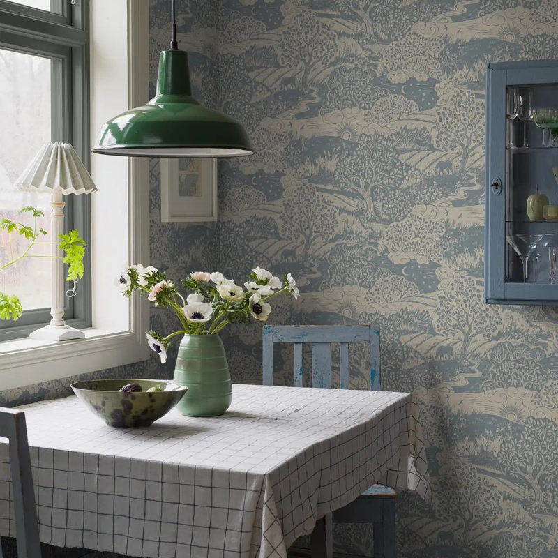 Boråstapeter Solängen Wallpaper, Gray