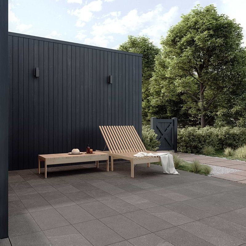 New Rock 12x24 Matte Porcelain Tile, Fossil Dark Gray