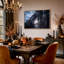 Art mural sur toile Tw Twist Trees Stone Path To Coastal Village-1335384411