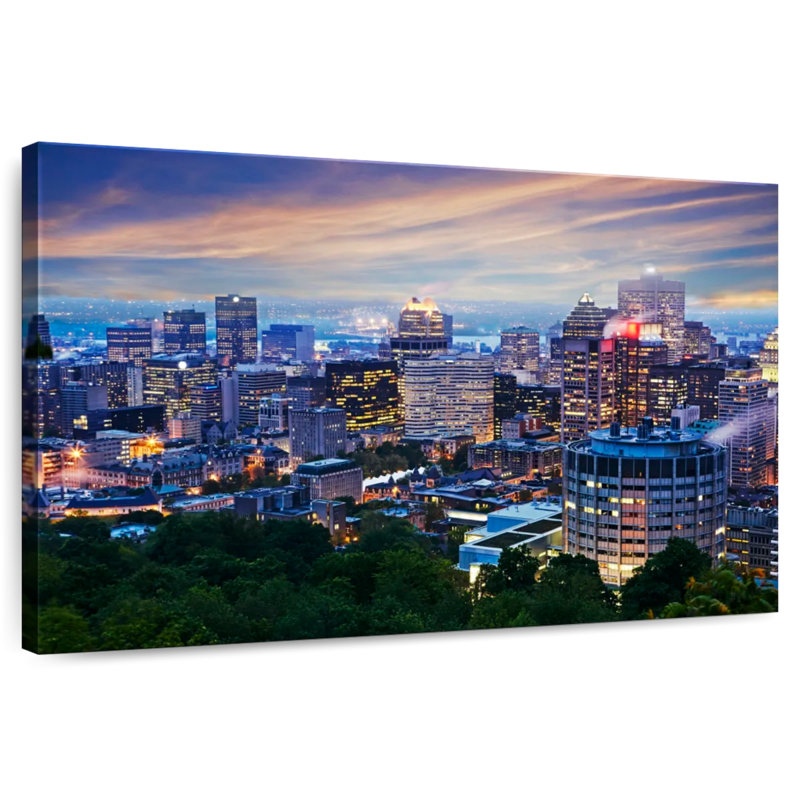 Kavia Montreal City Lights, H 20 po x l 30 po