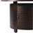 Jaidan Round Aluminum Propane Smokeless Fire Pit Table with Hidden Fuel Tank-946746704
