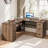 Corsair L-Shaped Executive Desk with 6 Drawers-102620391