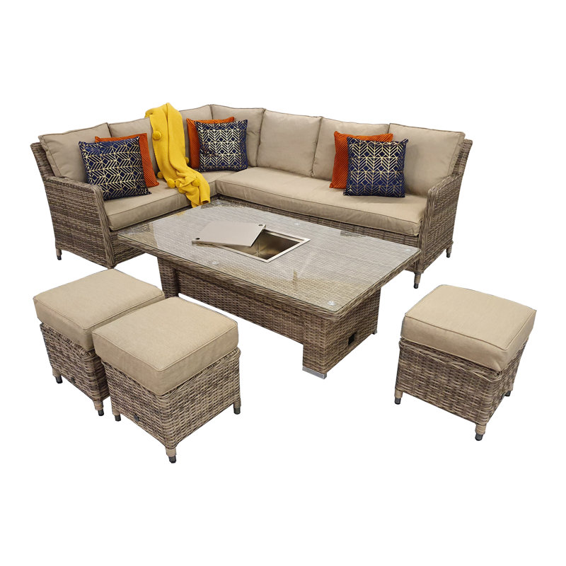 Edwina 9 Seater Dining Set with Cushions