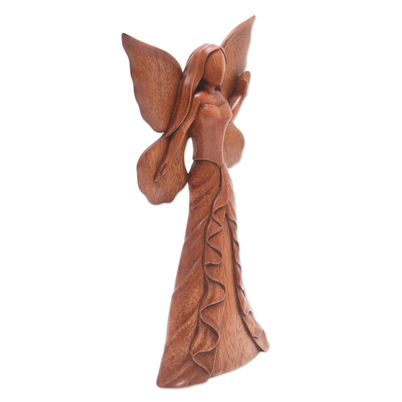 Fantasy & Sci-Fi Wood Garden Statue