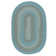 Tapis bleu tressé Knudtson