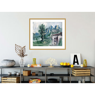 «Landscape» par Pablo Picasso, impression giclée sur cadre