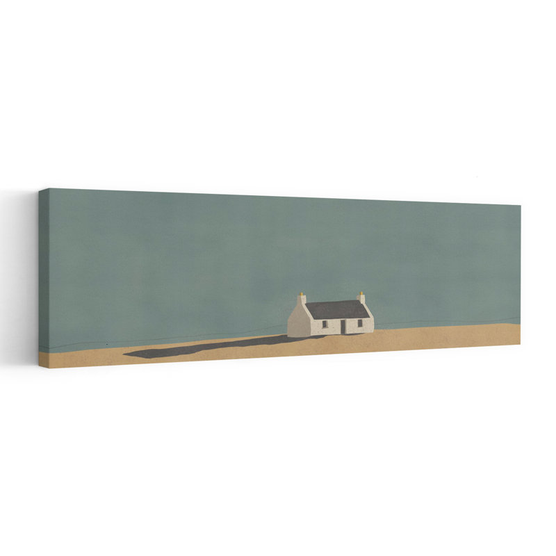 Art mural côtier solitaire, H 12 po x l 36 po