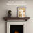 Floating Wood Fireplace Mantel Shelf Wall-Mounted Traditional Design-987375833-987375836