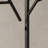 Solid Wood Coat Rack Tree Shaped with 12 Hooks 3 Adjustable Heights Tool Free Assembly-474971126