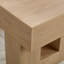 Table basse rustique Farmhouse, console d'entrée à 2 niveaux de 47 pouces avec base en U