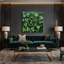 Art mural sur toile trèfle botanique vert-95158798