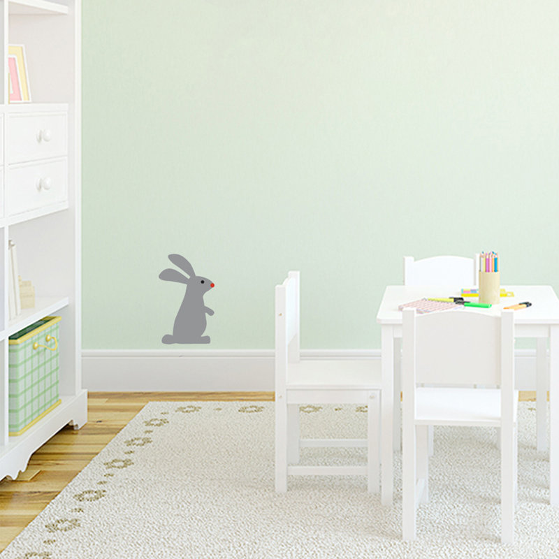 Décalcomanie murale lapin Woodland Forest, H 13 po x l 8 po