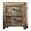 Table de chevet 2 tiroirs Demodena-70929451