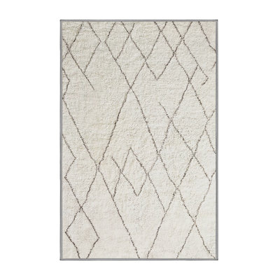 Tapis oriental ivoire Luker