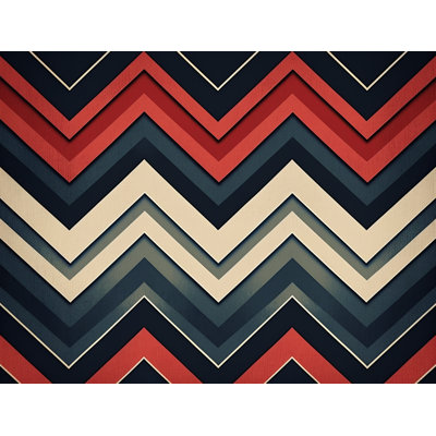 Housse de couette à chevrons