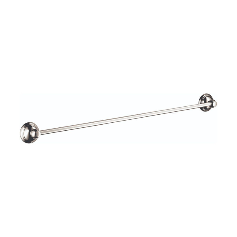 Retroaktiv Tango 26.125" Wall Mounted Towel Bar, Polished Nickel, 2.5" H x 26.5" W x 2" D