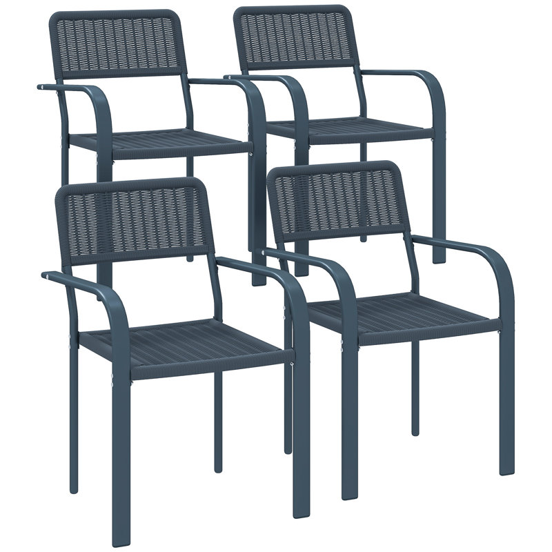 Stacking Patio Dining Armchair