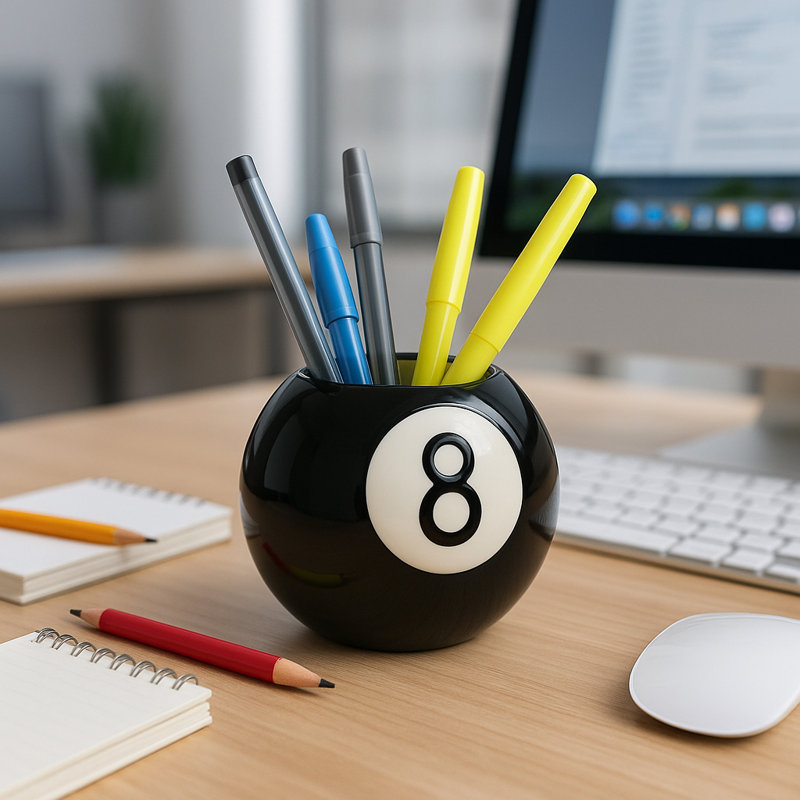 Organisateur de bureau à 8 crayons pour bureau Sleek Magic